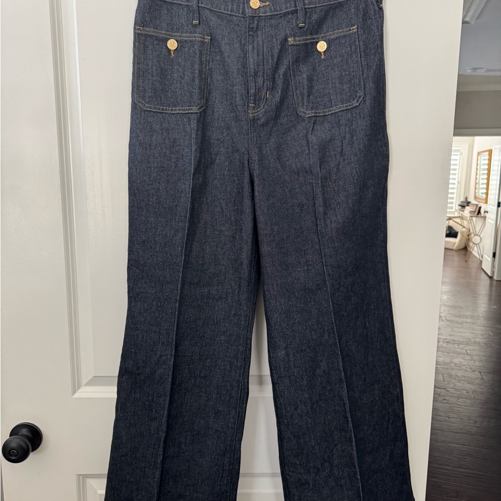 Women’s JCrew Wide Leg Jeans. NEVER WORN.